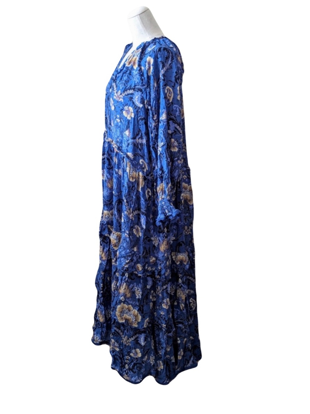 Breathtaking Spell & the Gypsy Collective Blue Aurora Boho Festival Maxi Dress - Picture 4 of 14